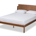 Baxton Studio Giuseppe Modern and Contemporary Walnut Brown Finished Full Size Platform Bed