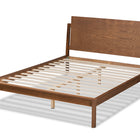 Baxton Studio Giuseppe Modern and Contemporary Walnut Brown Finished Full Size Platform Bed