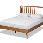 Baxton Studio Emiko Modern and Contemporary Walnut Brown Finished Wood Full Size Platform Bed