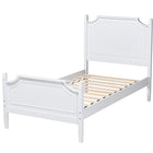 Baxton Studio Mariana Classic and Traditional White Finished Wood Full Size Platform Bed