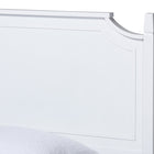 Baxton Studio Mariana Classic and Traditional White Finished Wood Full Size Platform Bed