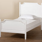 Baxton Studio Mariana Classic and Traditional White Finished Wood Full Size Platform Bed