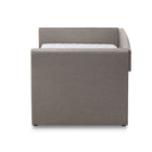 Baxton Studio Camino Modern and Contemporary Grey Fabric Upholstered Daybed with Guest Trundle Bed