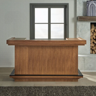 American Heritage Billiards Alta Home Bar in Brushed Walnut