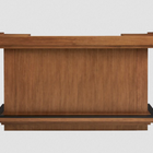 American Heritage Billiards Alta Home Bar in Brushed Walnut