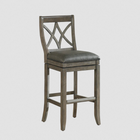 American Heritage Billiards Hadley Bar Height Stool - Glacier