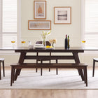 Greenington CURRANT 72 - 92" Extendable Dining Table, Black Walnut