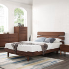 Greenington CURRANT Eastern King Platform Bed, Oiled Walnut