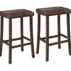 Greenington TULIP Bar Height Stool, Black Walnut (Set of 2)