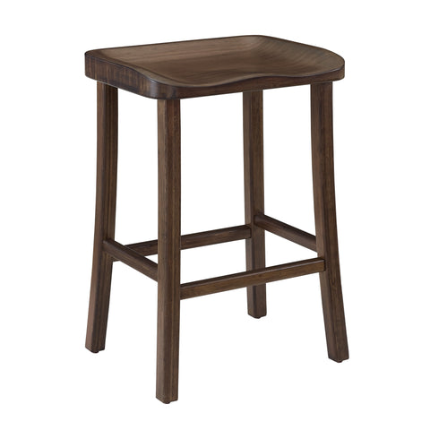 Greenington TULIP Bar Height Stool, Black Walnut (Set of 2)