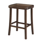 Greenington TULIP Bar Height Stool, Black Walnut (Set of 2)