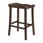 Greenington TULIP Bar Height Stool, Black Walnut (Set of 2)