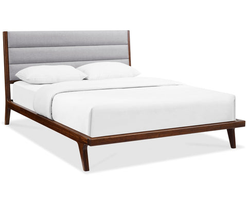 Greenington MERCURY Upholstered Eastern King Platform Bed, Exotic