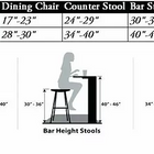 American Heritage Billiards Mason Stool Bar Height