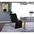 Meridian Furniture Curve Velvet Dining Chair - Dining Chairs