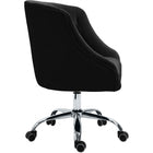 Meridian Furniture Arden Velvet Office Chair - Chrome - Office Chairs