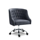 Meridian Furniture Arden Velvet Office Chair - Chrome - Office Chairs