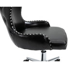 Meridian Furniture Hendrix Faux Leather Office Chair - Chrome - Office Chairs