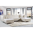 Meridian Furniture Gail Velvet 3pc. Sectional Sofa - Sofas