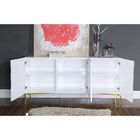 Meridian Furniture Gold White Collette Sideboard/Buffet - Storage