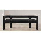 Meridian Furniture Athena Boucle Fabric Bench - Benches