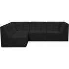 Meridian Furniture Relax Velvet Modular Sectional Sec4A - Sofas