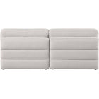 Meridian Furniture Beckham Linen Polyester Modular 76 Sofa S76B - Sofas