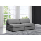 Meridian Furniture Beckham Linen Polyester Modular 76 Sofa S76B - Sofas