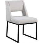 Meridian Furniture Jayce Boucle Fabric Dining Chair - Dining Chairs