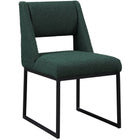 Meridian Furniture Jayce Boucle Fabric Dining Chair - Dining Chairs