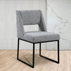 Meridian Furniture Jayce Boucle Fabric Dining Chair - Dining Chairs