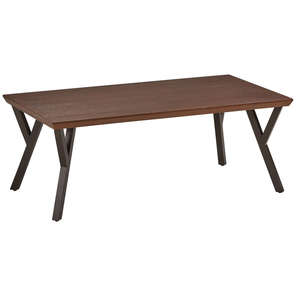 International Caravan Hamburg Contemporary Contemporary MDF/Metal Coffee Table - Coffee Tables