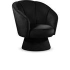 Meridian Furniture Swanson Velvet Accent Chair - Black - Chairs