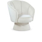 Meridian Furniture Swanson Velvet Accent Chair - Cream - Chairs