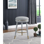 Meridian Furniture Coral Boucle Fabric Counter Stool - Stools