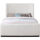 Meridian Furniture Oliver Boucle Fabric Full Bed - Bedroom Beds