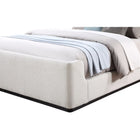 Meridian Furniture Oliver Boucle Fabric Full Bed - Bedroom Beds