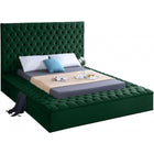 Meridian Furniture Bliss Velvet Full Bed - Bedroom Beds