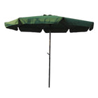 International Caravan Outdoor 8 Foot Aluminum Umbrella - Forest Green - Outdoor Furniture