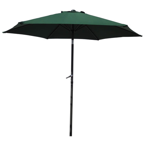 International Caravan Outdoor 8 Foot Aluminum Umbrella - Navy - Outdoor Furniture