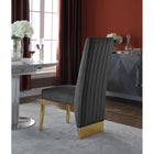 Meridian Furniture Porsha Velvet Dining Chair- Set of 2 - Dining Chairs