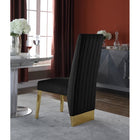 Meridian Furniture Porsha Velvet Dining Chair- Set of 2 - Dining Chairs