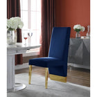 Meridian Furniture Porsha Velvet Dining Chair- Set of 2 - Dining Chairs