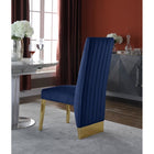 Meridian Furniture Porsha Velvet Dining Chair- Set of 2 - Dining Chairs