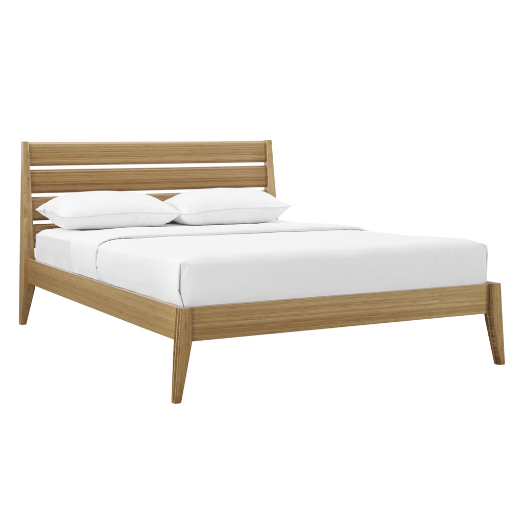 Greenington SIENNA Bamboo Eastern King Platform Bed - Caramelized - Bedroom Beds